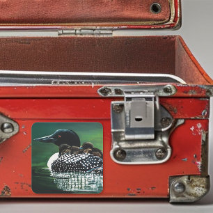 Sticker Carré Sortie de la famille Loon