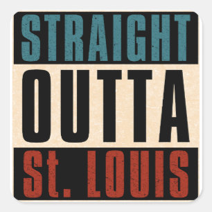 Sticker Carré Sortie droite St. Louis Missouri MO