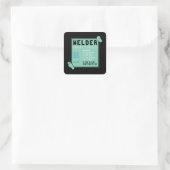 Sticker Carré Soudage - Taux horaires de soudure (Sac)