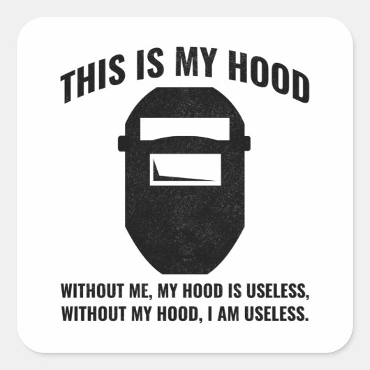 Sticker Carré Souder soudure soudure métal ferronnier (Devant)