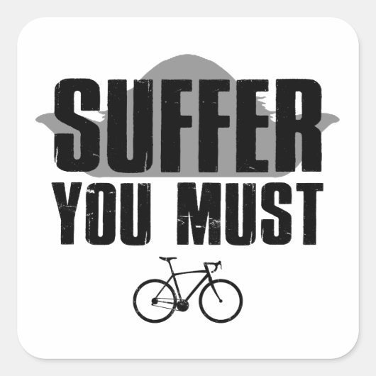 Sticker Carré Souffrez-vous (Devant)