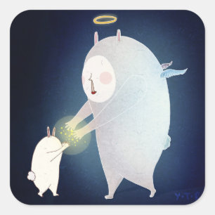 Sticker Carré Souhait sur les étoiles 2013