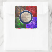 Sticker Carré Sous Août Ciel... (Sac)