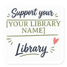 Soutenez votre bibliothèque – Conception personnal