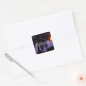 Sticker Carré South Beach Miami (Enveloppe)