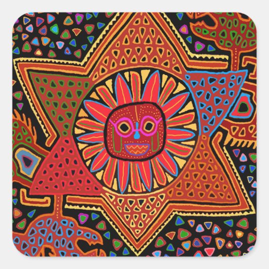 Sticker Carré Southwest Del Sol (Devant)