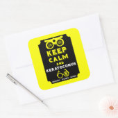 Sticker Carré Soutien Et Sensibilisation À Keratoconus (Enveloppe)