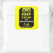 Sticker Carré Soutien Et Sensibilisation À Keratoconus (Sac)