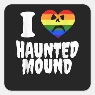 Sticker Carré Soutien gay pride Amour, drapeau arc-en-ciel, drap