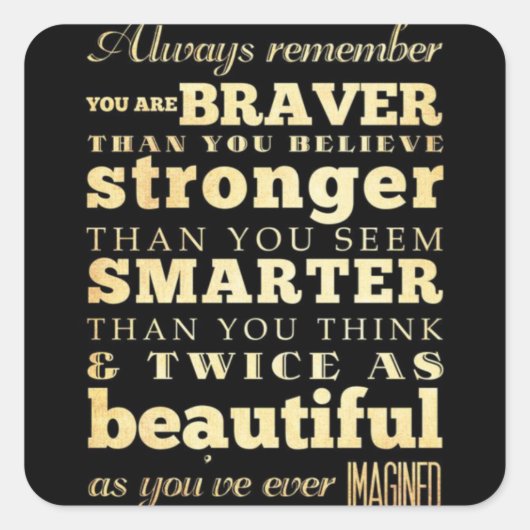 Sticker Carré Souvenez-vous des soeurs.... (Devant)