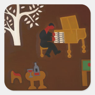 Sticker Carré Souvenir de cette fin d'après-midi... 2007