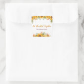 Sticker Carré Soyez reconnaissants ensemble (Sac)