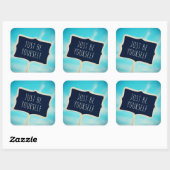 Sticker Carré Soyez Simplement Vous-Même (Feuille)
