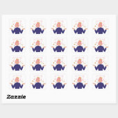 Sticker Carré Soyez vous-même (Feuille)