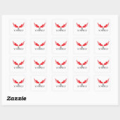 Sticker Carré Soyez vous-même - Autonomiser les citations minima (Feuille)