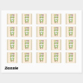 Sticker Carré Spa (Feuille)