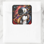Sticker Carré Spaceman (Sac)