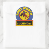 Sticker Carré Spectacle Stock de Fort Worth (Sac)