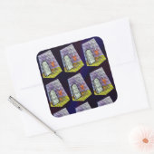 Sticker Carré Spider from the Web et un Motif RIP Marker (Enveloppe)