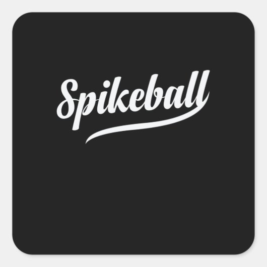 Sticker Carré Spikeball Sport Hobby Roundball (Devant)