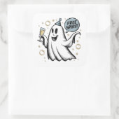 Sticker Carré Spirit Ghost (Sac)