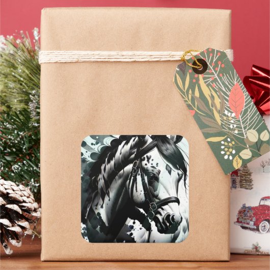 Sticker Carré Spirit Pony 1 (vacances)