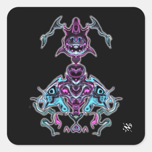 Sticker Carré Spirit v2 (Devant)