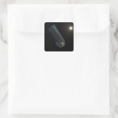 Sticker Carré Spitzer vu en lumière visible (Sac)