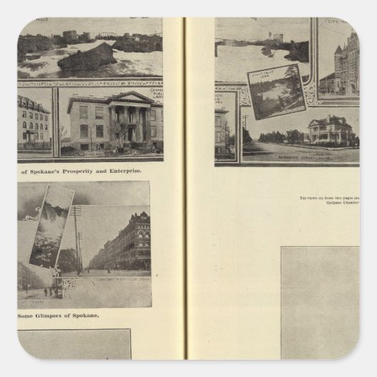 Sticker Carré Spokane (Devant)