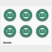 Sticker Carré Spokane Washington (Feuille)