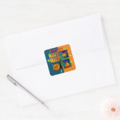 Sticker Carré Spooky Halloween (Enveloppe)