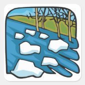 Sticker Carré Spring (Devant)