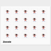 Sticker Carré Spring Bloom (Feuille)