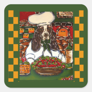 STICKER CARRÉ SPRINGER ANGLAIS 