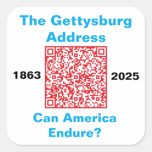 Sticker Carré Square Stickers, sheet of six 3 inch stickeSticker (Devant)