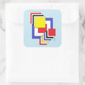 Sticker Carré Squares Abstract (Sac)