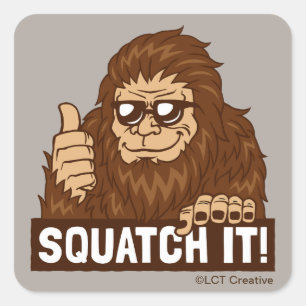 Sticker Carré Squatch