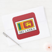 Sticker Carré Sri Lanka (Enveloppe)