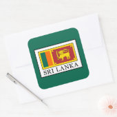 Sticker Carré Sri Lanka (Enveloppe)
