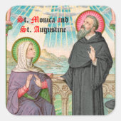 Sticker Carré SS. Monica et Augustine à Ostia (SAU 047) (Devant)