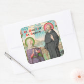 Sticker Carré SS. Monica et Augustine à Ostia (SAU 047) (Enveloppe)