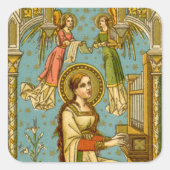 Sticker Carré St Cecilia de Rome (détail; BNG 02) (Devant)