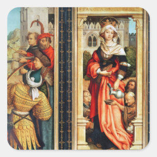 Sticker Carré St Elizabeth de la Hongrie