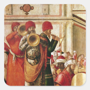 Sticker Carré St George baptisant les Gentiles