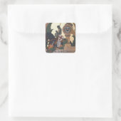 Sticker Carré St George et le Dragon - Heinrich Lefler (Sac)