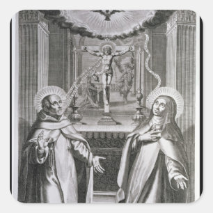 Sticker Carré St John de la croix et de St Theresa d'Avila