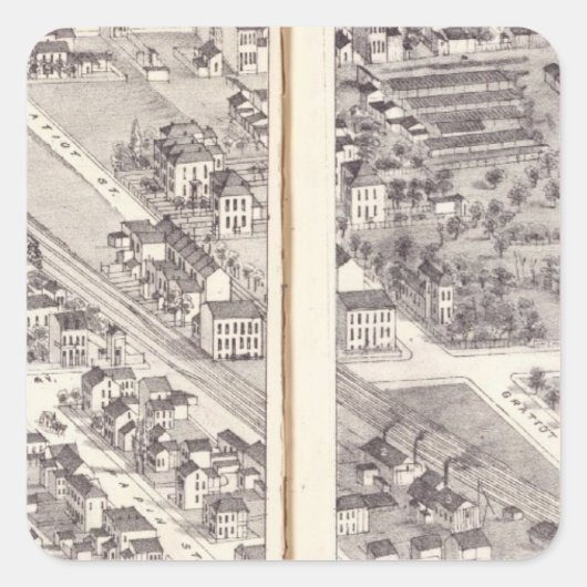 Sticker Carré St. Louis, Missouri 17 (Devant)