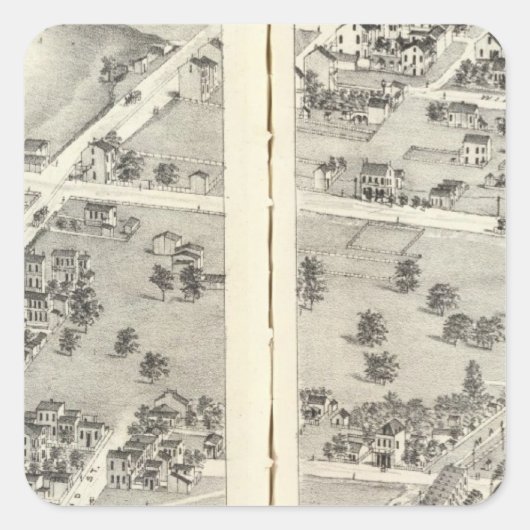 Sticker Carré St. Louis, Missouri 6 (Devant)