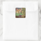 Sticker Carré St. Michael Slay le dragon (Sac)