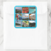 Sticker Carré St. Thomas - Collage photo Pittoresque (Sac)